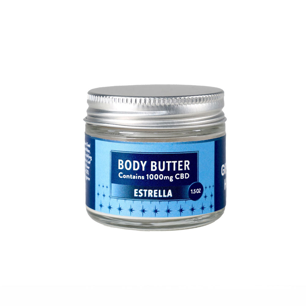 Jar of Body Butter - Estrella on a white background