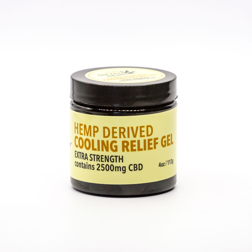 Jar of Hemp Derived Cooling Gel