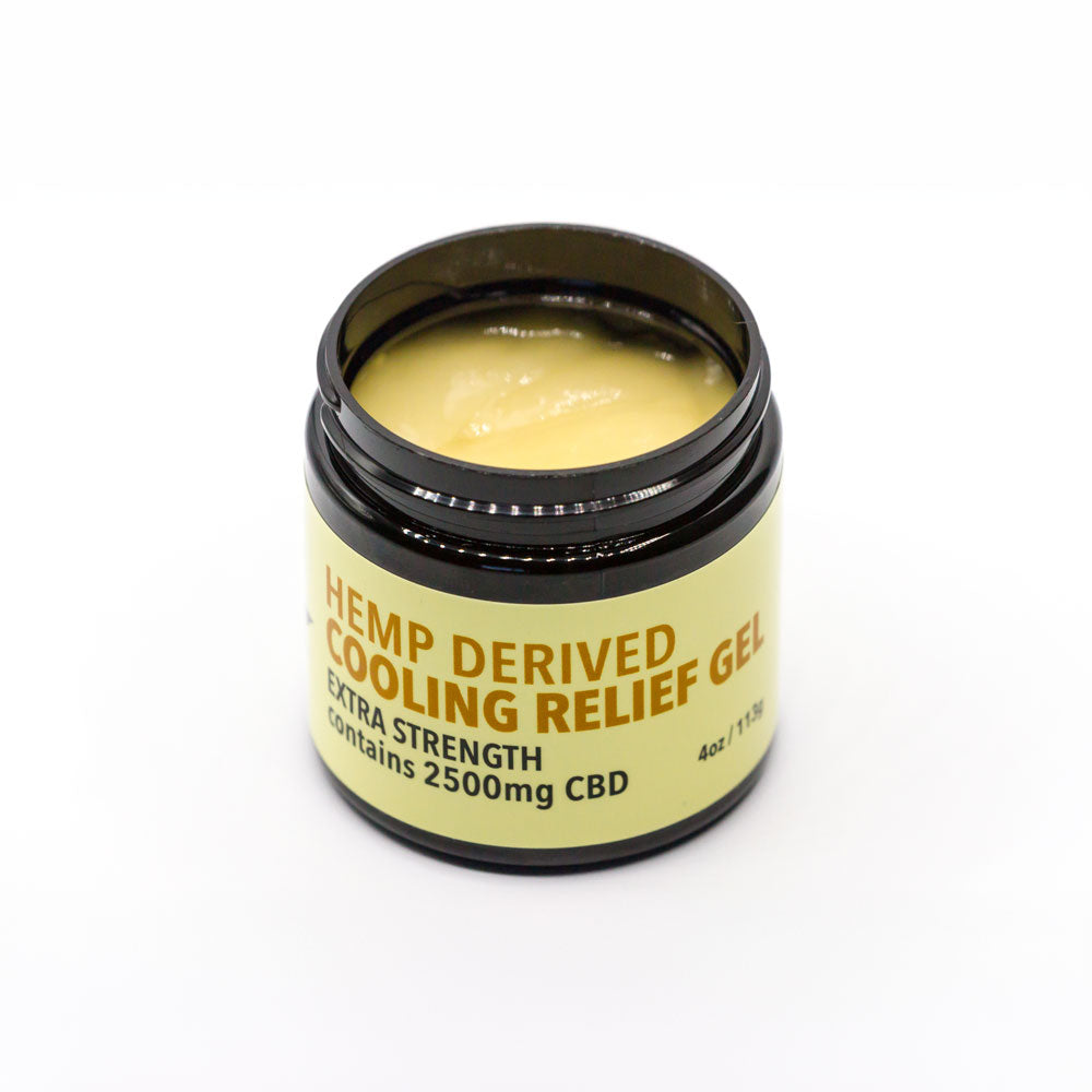 Jar of Hemp Derived Cooling Gel